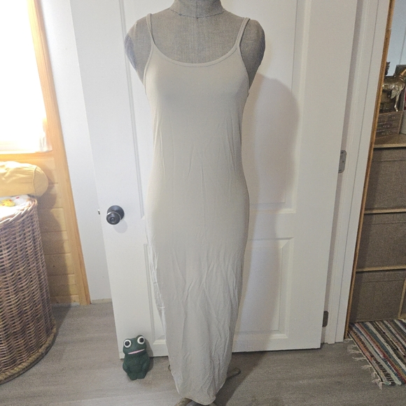 NWT James Perse Gray Taupe Cami Slip Dress, SIZE 1/S - Picture 4 of 12